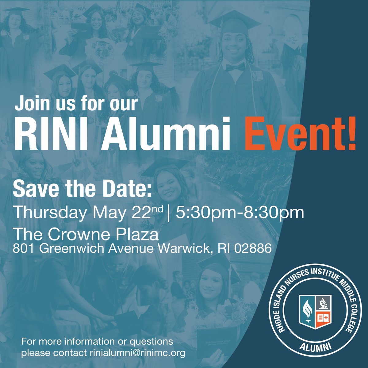 🎓Calling all RINI graduates! 🎓

Join us for our very first Alumni Event! A formal invitation and more details will be coming soon—stay tuned!

#RINIAlumni #RINIGraduates #AlumniEvent #SaveTheDate