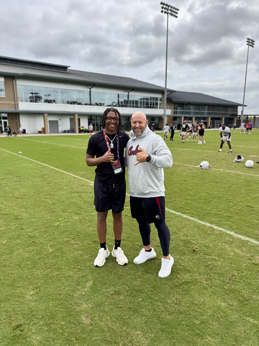 Jaerron Johnson (@huncho_ron3) on Twitter photo Had a great visit down at <a href="/GamecockFB/">Gamecock Football</a> today! Loved every moment off it, and love what they’re building in Columbia. Can’t wait to be back down here in June! #SpursUp 🤙🏽
<a href="/SamSerbay/">Serbay</a>
<a href="/coachfurrey/">Mike Furrey</a>
<a href="/CoachSBeamer/">Shane Beamer</a>
<a href="/GamecockCentral/">GamecockCentral.com</a>
<a href="/routesurgeon/">Daryl Boggan</a> Had a great visit down at <a href="/GamecockFB/">Gamecock Football</a> today! Loved every moment off it, and love what they’re building in Columbia. Can’t wait to be back down here in June! #SpursUp 🤙🏽
<a href="/SamSerbay/">Serbay</a>
<a href="/coachfurrey/">Mike Furrey</a>
<a href="/CoachSBeamer/">Shane Beamer</a>
<a href="/GamecockCentral/">GamecockCentral.com</a>
<a href="/routesurgeon/">Daryl Boggan</a>