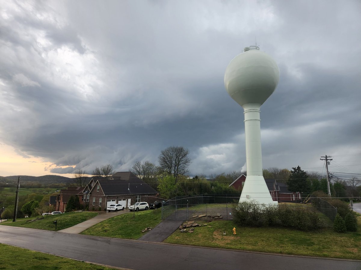 Storm approaching McFarlin Pointe in Nolensville 4:20 pm  #tspotter