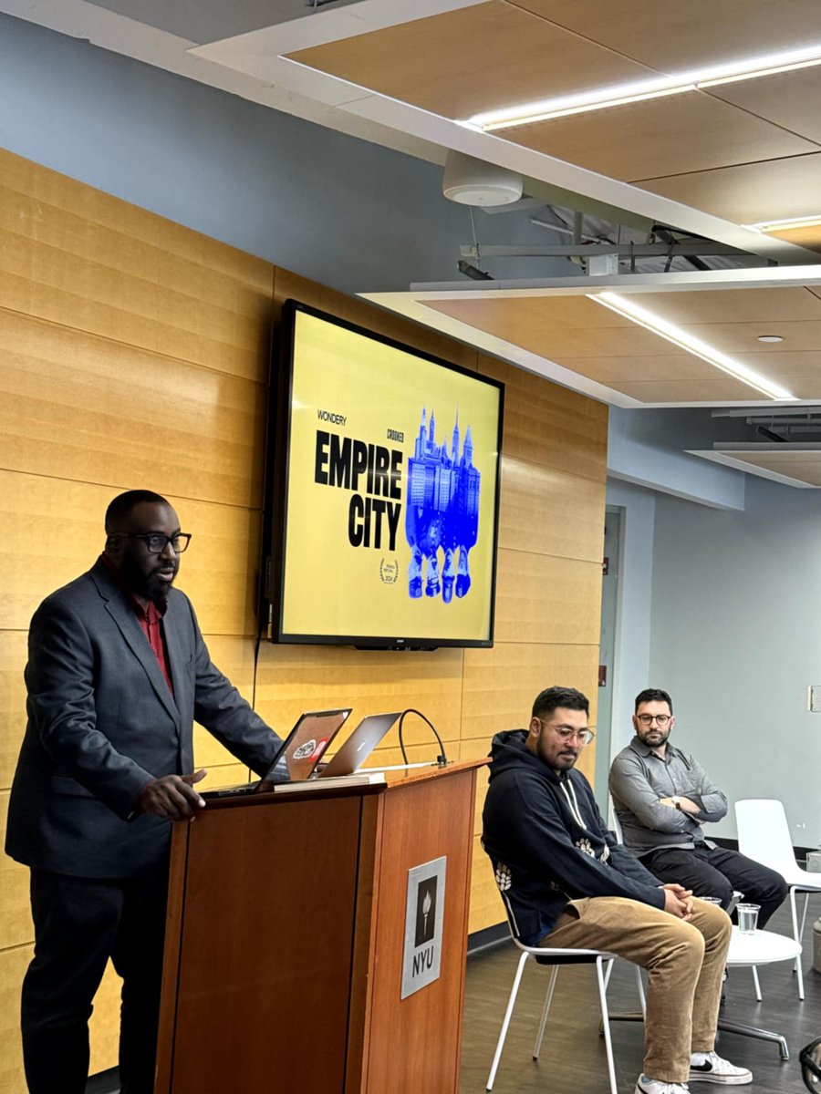 IPK (@nyu_ipk) on Twitter photo This week at the IPK:
From Empire to NYPD: Immigration, Colonial Policing, and the Making of Law Enforcement, with <a href="/catchatweetdown/">Chenjerai.bsky.social</a>, <a href="/mguariglia/">Matthew Guariglia</a> , & <a href="/AlbertSamaha/">Albert Samaha</a>. Co-sponsored by the Race and Public Space Working Group and <a href="/nyu_journalism/">NYU Journalism</a>. This week at the IPK:
From Empire to NYPD: Immigration, Colonial Policing, and the Making of Law Enforcement, with <a href="/catchatweetdown/">Chenjerai.bsky.social</a>, <a href="/mguariglia/">Matthew Guariglia</a> , & <a href="/AlbertSamaha/">Albert Samaha</a>. Co-sponsored by the Race and Public Space Working Group and <a href="/nyu_journalism/">NYU Journalism</a>.