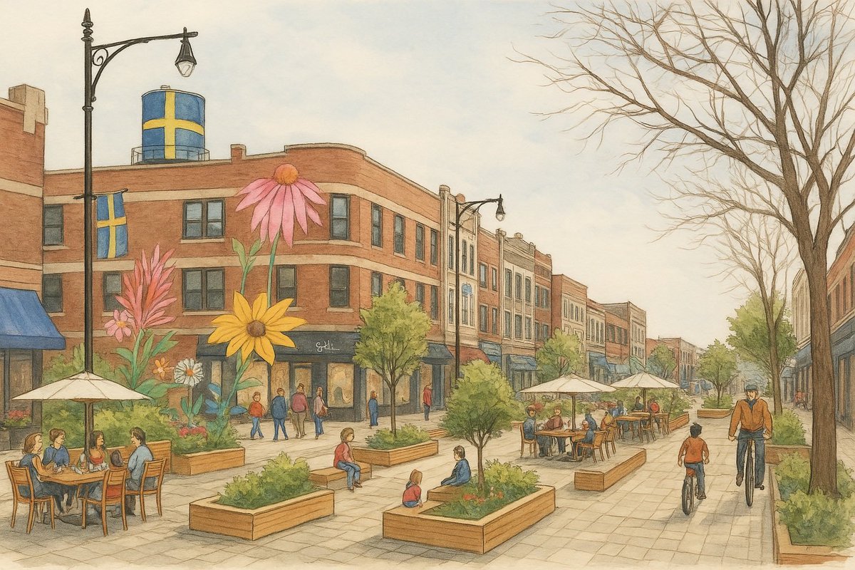 Michael McLean (@cornoisseur) on Twitter photo Almost every neighborhood in Chicago has at least one street that should be turned into a plaza
Here's what Pilsen, Lakeview, Lincoln Square, and Andersonville could look like
<a href="/AldLawson/">Alderman Bennett Lawson</a> <a href="/AldMattMartin/">Alderman Matt Martin</a> <a href="/Andrefor40th/">Alder Andre Vasquez (political account)</a> <a href="/SigchoFor25/">Alderman Byron Sigcho Lopez for the 25th Ward</a> Almost every neighborhood in Chicago has at least one street that should be turned into a plaza
Here's what Pilsen, Lakeview, Lincoln Square, and Andersonville could look like
<a href="/AldLawson/">Alderman Bennett Lawson</a> <a href="/AldMattMartin/">Alderman Matt Martin</a> <a href="/Andrefor40th/">Alder Andre Vasquez (political account)</a> <a href="/SigchoFor25/">Alderman Byron Sigcho Lopez for the 25th Ward</a>