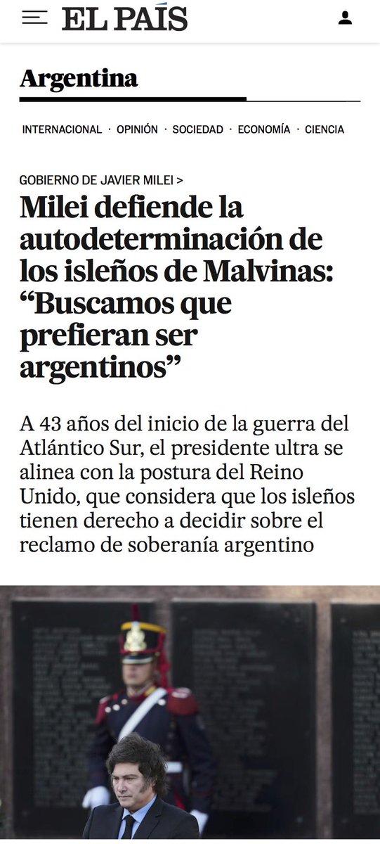 El principal argumento de los Ingleses ahora reproducido y legitimado por el comandante en jefe de nuestras fuerzas armadas.

“La hegemonía cultural se ejerce no solo con la coerción, sino también mediante el consenso y la legitimación de valores y creencias en la sociedad, lo