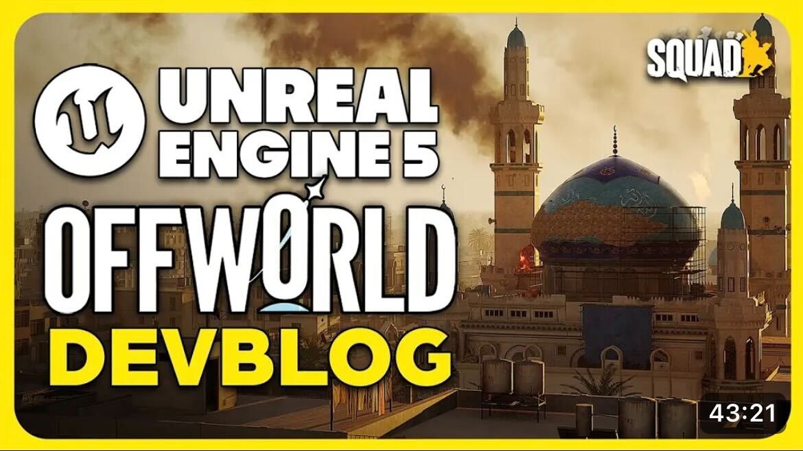 Dive deep into the tech behind <a href="/JoinSquad/">Squad</a> 's Unreal Engine 5 migration!

@Slay3K sits down with Offworld’s Director of Technology, Norby, for an exclusive look at Al Basrah’s revamp, UE5 features, and what’s next for Squad.

Watch it now on Slay3K’s YouTube! 👇
#gamedev #ue5