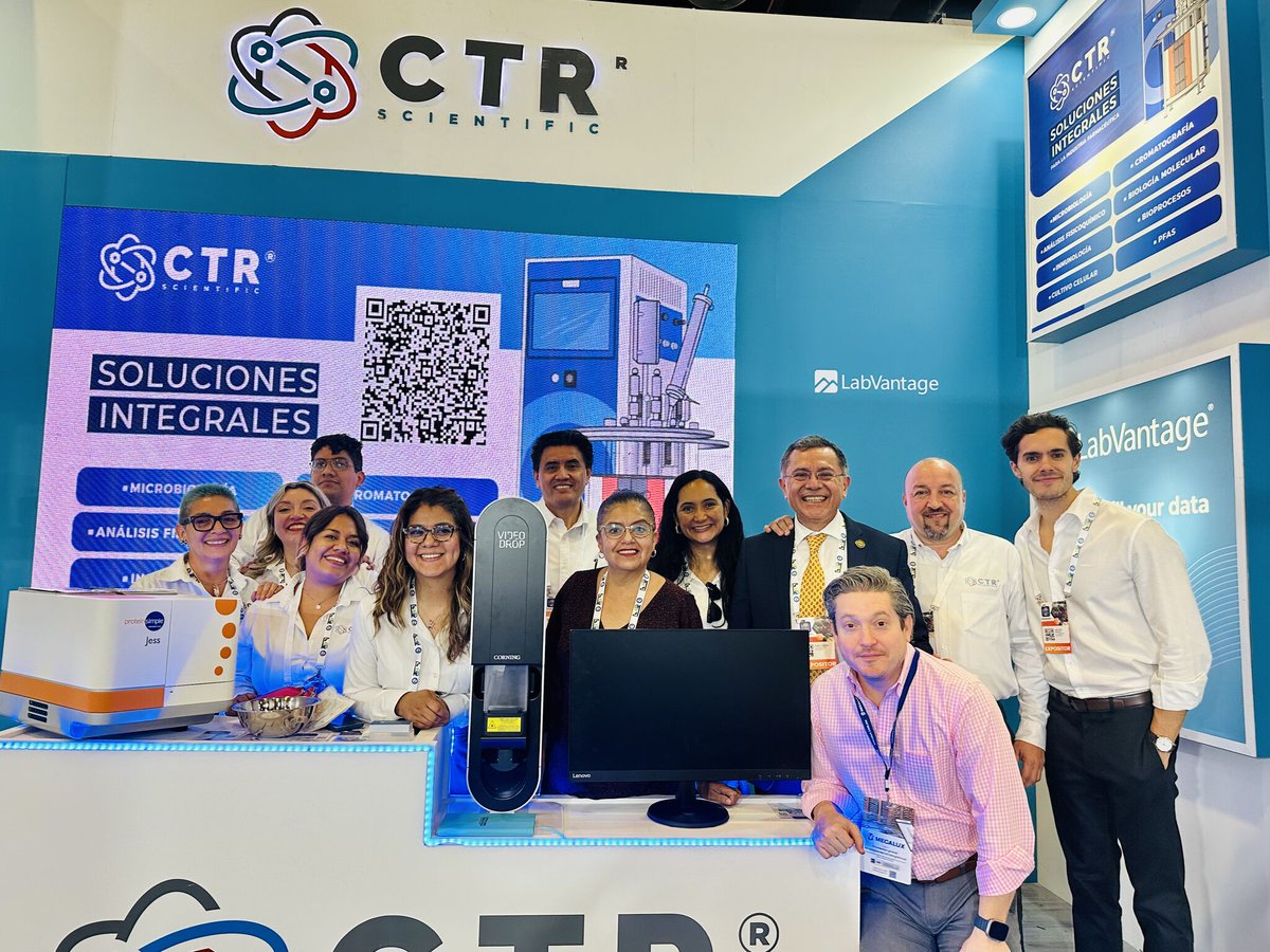 ctr_scientific's tweet photo. ¡Día 2 de @ExpoFarma_Mx ! 🔬💊
Acércate a nosotros el día descubre hoy y conoce las últimas innovaciones para tu laboratorio.
📍 Stand #259
#CTRScientific #ExpoFarma2025 #LabVantage #ThermoScientific #IndustriaFarmacéutica https://t.co/okoslJv6GN