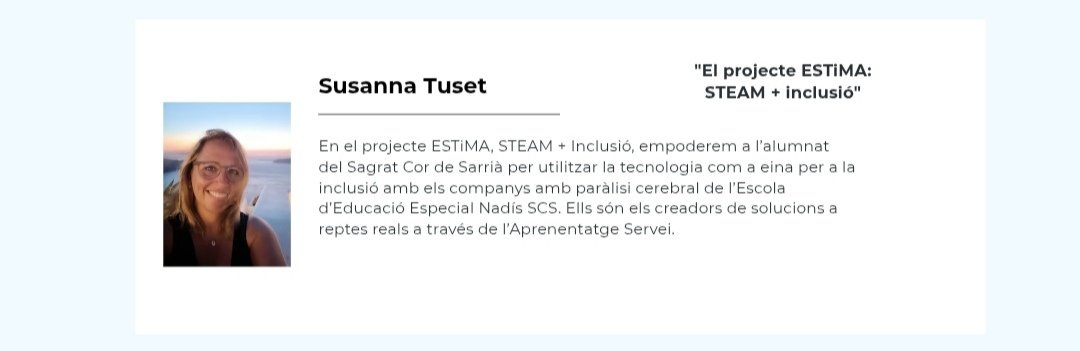 SOM-HI!
"Tecnologia educativa per tothom"
Uneix-te i descobreix com la tecnologia accessible crea comunitats  inclusives.
T'esperem!!

🗓️ Dissabte 5/4
🕙 9:30h a 13:30h
📍 <a href="/hubsocialbcn/">Hub Social Barcelona. (Girona 34, interior. Bcn)</a>
📝 sistemathead.org/jornada-tecnol…

 #ScratchEdMeetup BCN ens sumem a la Jornada!
