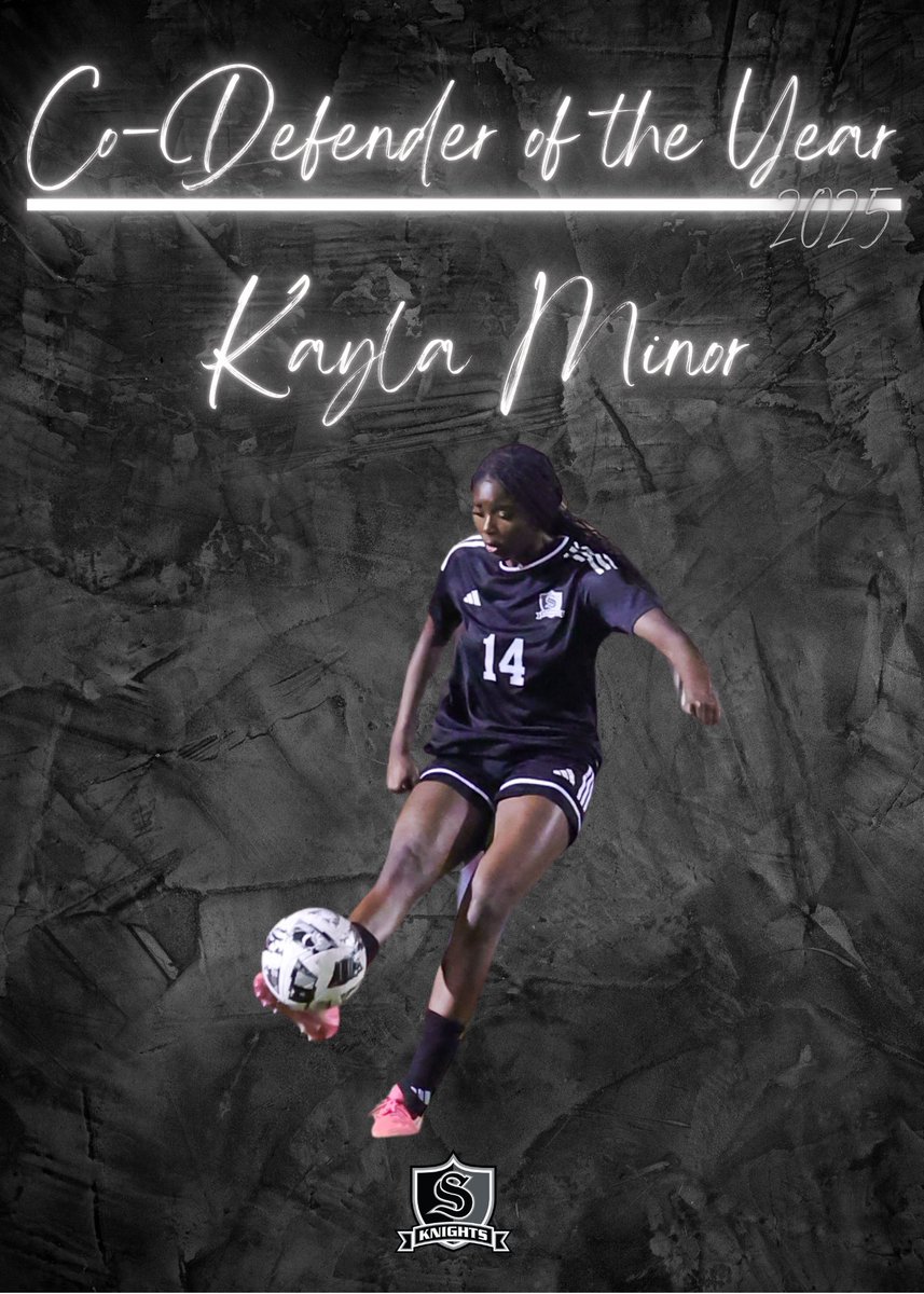 Steele Lady Knights Soccer (@ladysksoccer) on Twitter photo Congratulations to Kayla Minor on being named Co Defensive Player of the Year for the district! <a href="/SK_Athletic/">SteeleKnightsAthletics</a> <a href="/Steele78108/">Steele High School</a> Congratulations to Kayla Minor on being named Co Defensive Player of the Year for the district! <a href="/SK_Athletic/">SteeleKnightsAthletics</a> <a href="/Steele78108/">Steele High School</a>