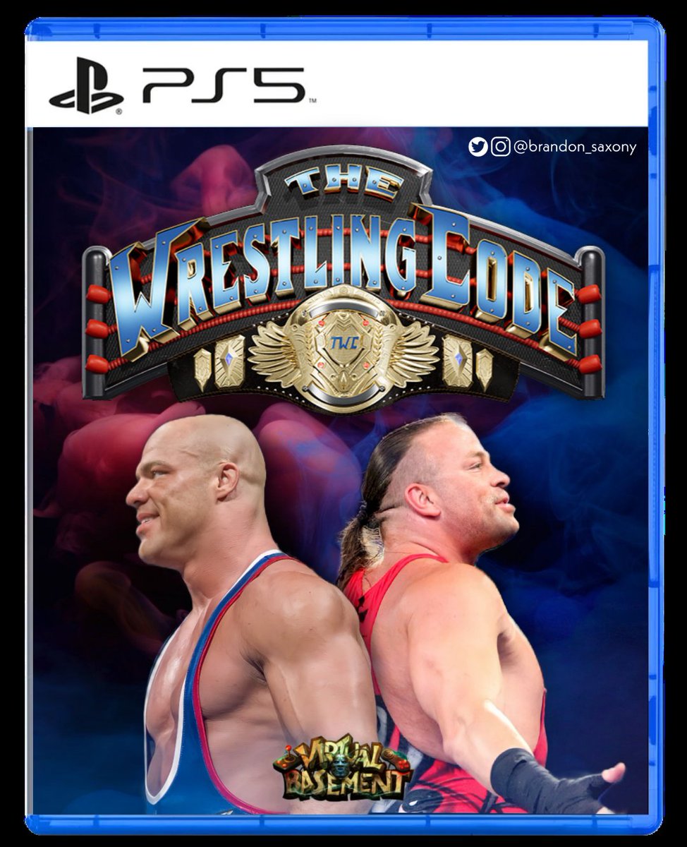 BrandonSaxony's tweet photo. My cover creations for @VirtualBasement #TheWrestlingCode in 2021. 

Feat. @TherealRVD @Kelly_WP and more https://t.co/0VdtZWIRRy