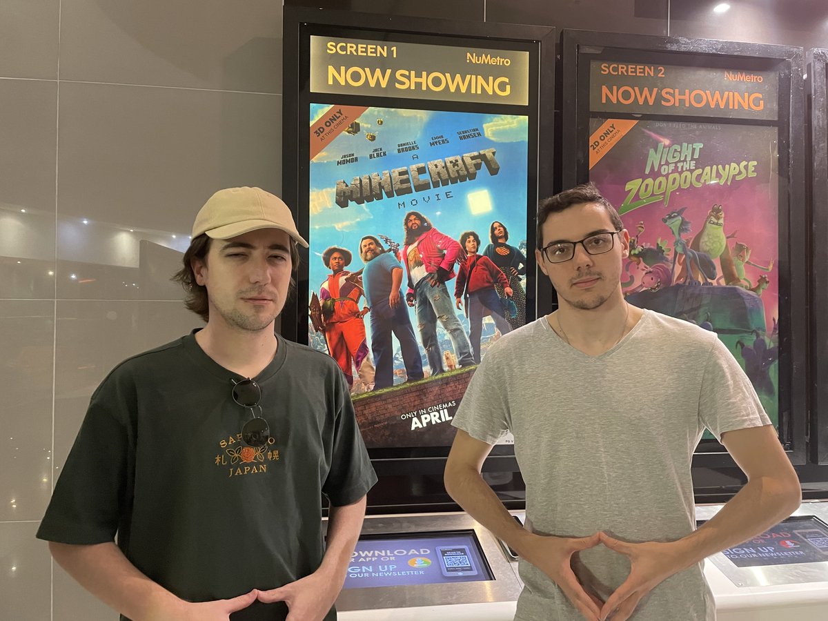 TheBeakYT's tweet photo. Watched the Minecraft Movie today, can confirm PEAK https://t.co/Voy3haTEIs