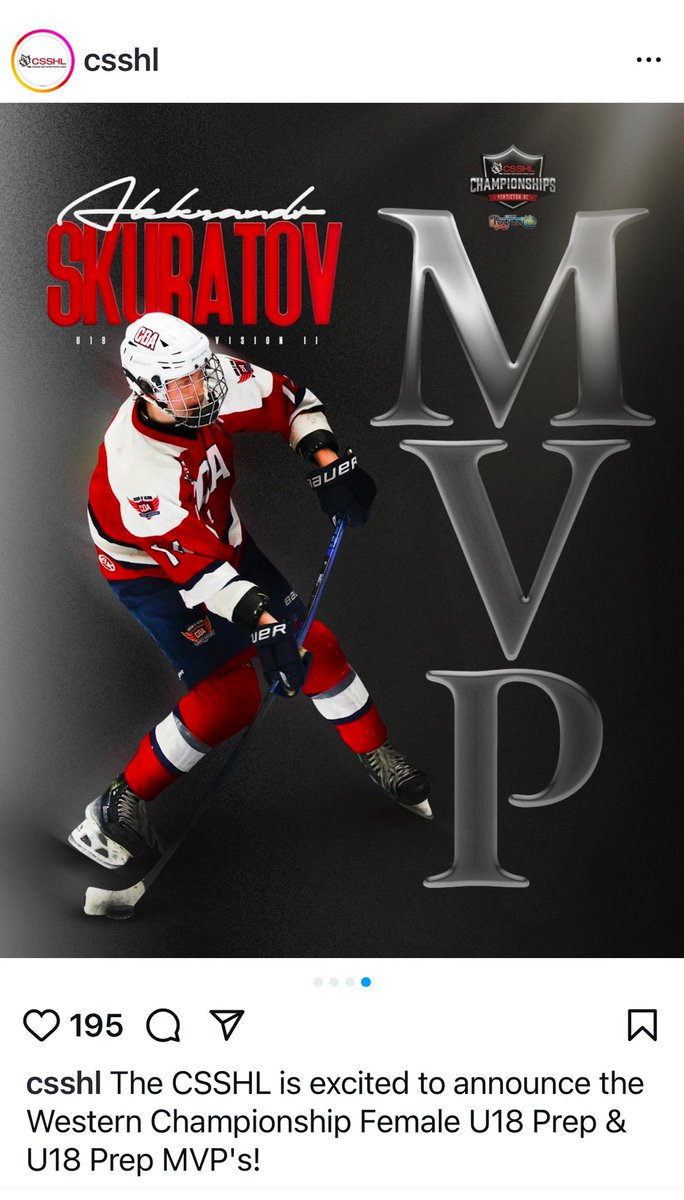 JeremyMylymok4's tweet image. Congrats Aleks Skuratov! @CDAHockey #development