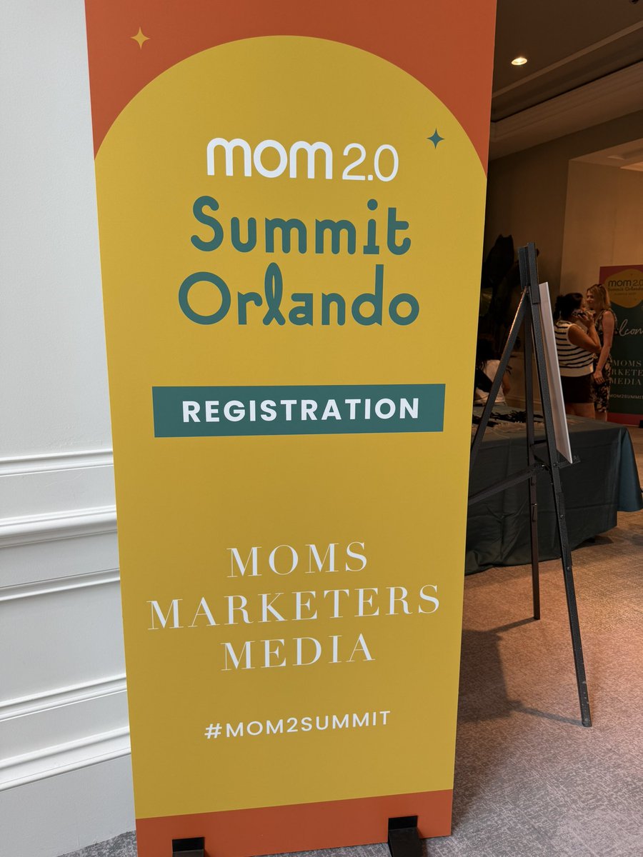 gaynycdad's tweet photo. Open for business! Yay! Cause you know I love the moms! @mom2summit #mom2summit https://t.co/ZxNrwVGI6N