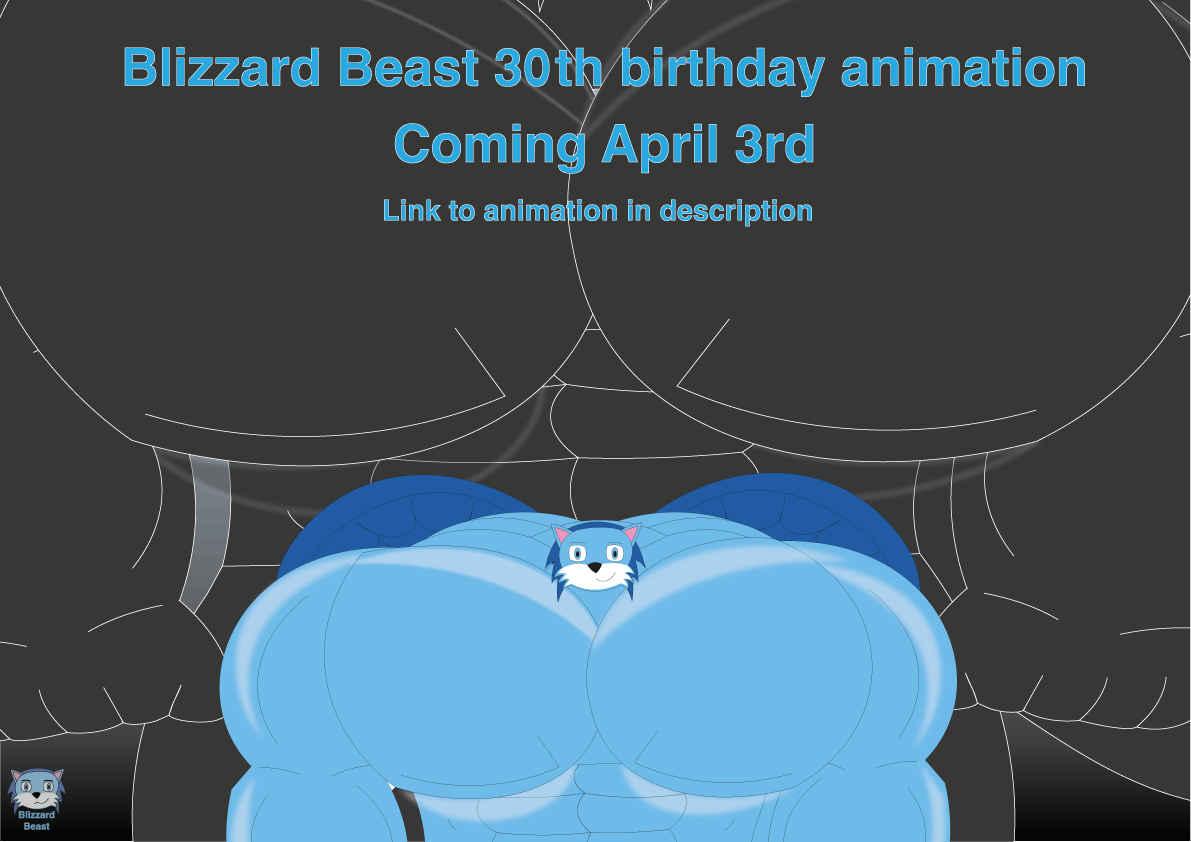 Today is a big birthday today. As the big blue wolf Blizzard (me) turn 30 today. The big 3-0

As such with it being a big birthday I done a birthday animation.

Blizzard beast belongs to me

mega:
mega.nz/file/7mBlnQgS#…