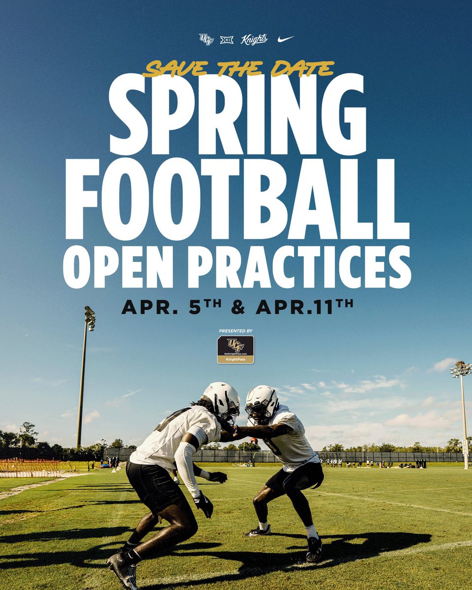 UCF_FanX's tweet image. 🚨 Important parking and entry info for the upcoming @UCF_Football open practices!
More info: ucfknights.com/springpractices