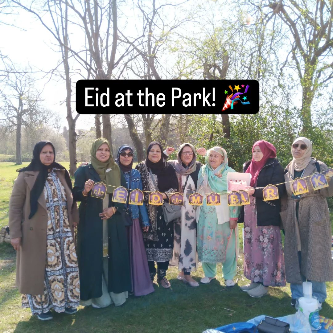 HealthEthnic's tweet photo. Eid in the Park! ๐ฟ
We celebrated Eid al-Fitr at #Plattfields Park with good food, great company, and sunny vibes! Wishing everyone a joyful and blessed Eid! ๐ซ
#EidMubarak2025 #CommunitySpirit #EHFEvents https://t.co/8swNYfpMie