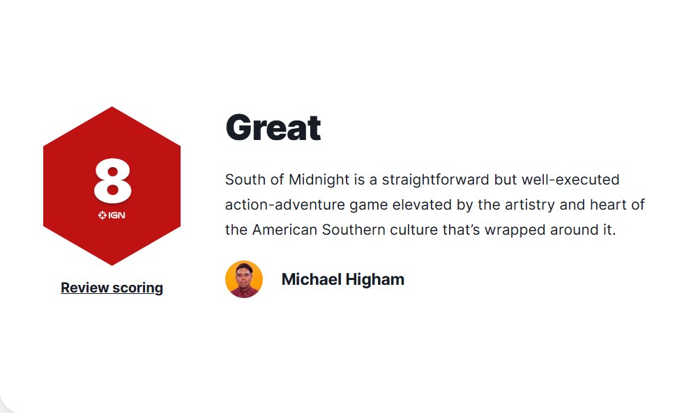 South Of Midnight <a href="/CompulsionGames/">Compulsion Games</a>  Congrats on the reviews !