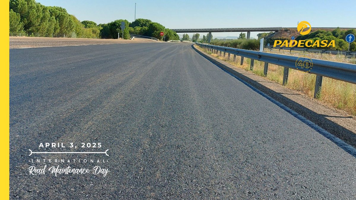 Las carreteras acortan los tiempos de desplazamiento y optimizan los costes logísticos. Son indispensables para mantener en funcionamiento la cadena de distribución. 

¡Son motivos por los que nos hemos unido hoy a la celebración del #IRMD2025! ow.ly/C48450R5ERH
