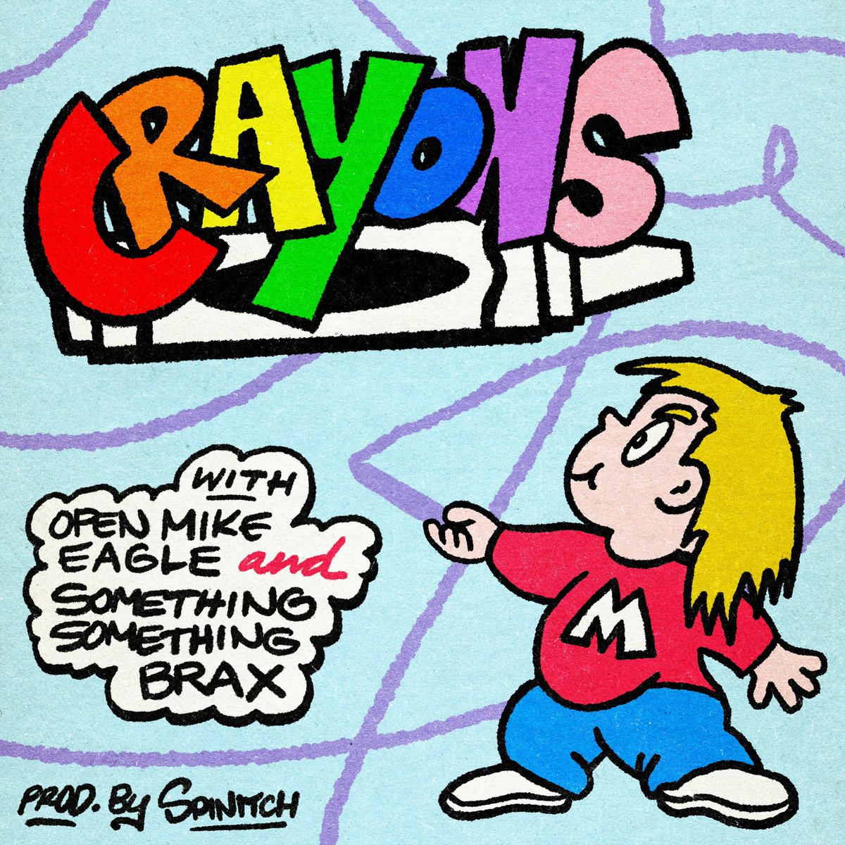 MILCMANE's tweet image. Crayons Leché @sspinitch feat. @Mike_Eagle and Something Something Brax

Art by @SlickDevious 

4/16