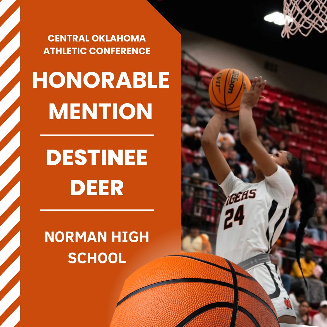 🗣 CONGRATULATIONS <a href="/DestineeDeer/">Destinee Deer</a>‼️ COAC HONORABLE MENTION!!👏🧡🖤🐯