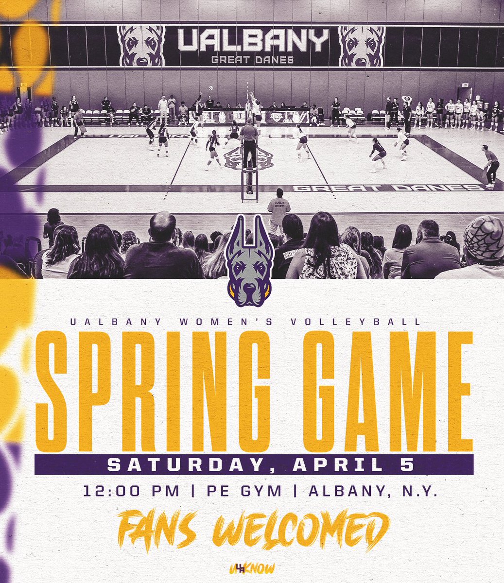 Spring action TOMORROW‼️

Join us in the PE Gym at noon when we get some reps in against Colgate💪

#UAUKNOW // #AEVB