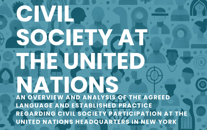 QuakerUNOffice's tweet image. QUNO announces the publication of the new report, "Civil Society at the United Nations." Since the outbreak of #COVID19, #CivicSpace (the means for #CivilSociety groups like NGOs to work) has shrunk worldwide, including at the UN. quno.org/timeline/2025/…
