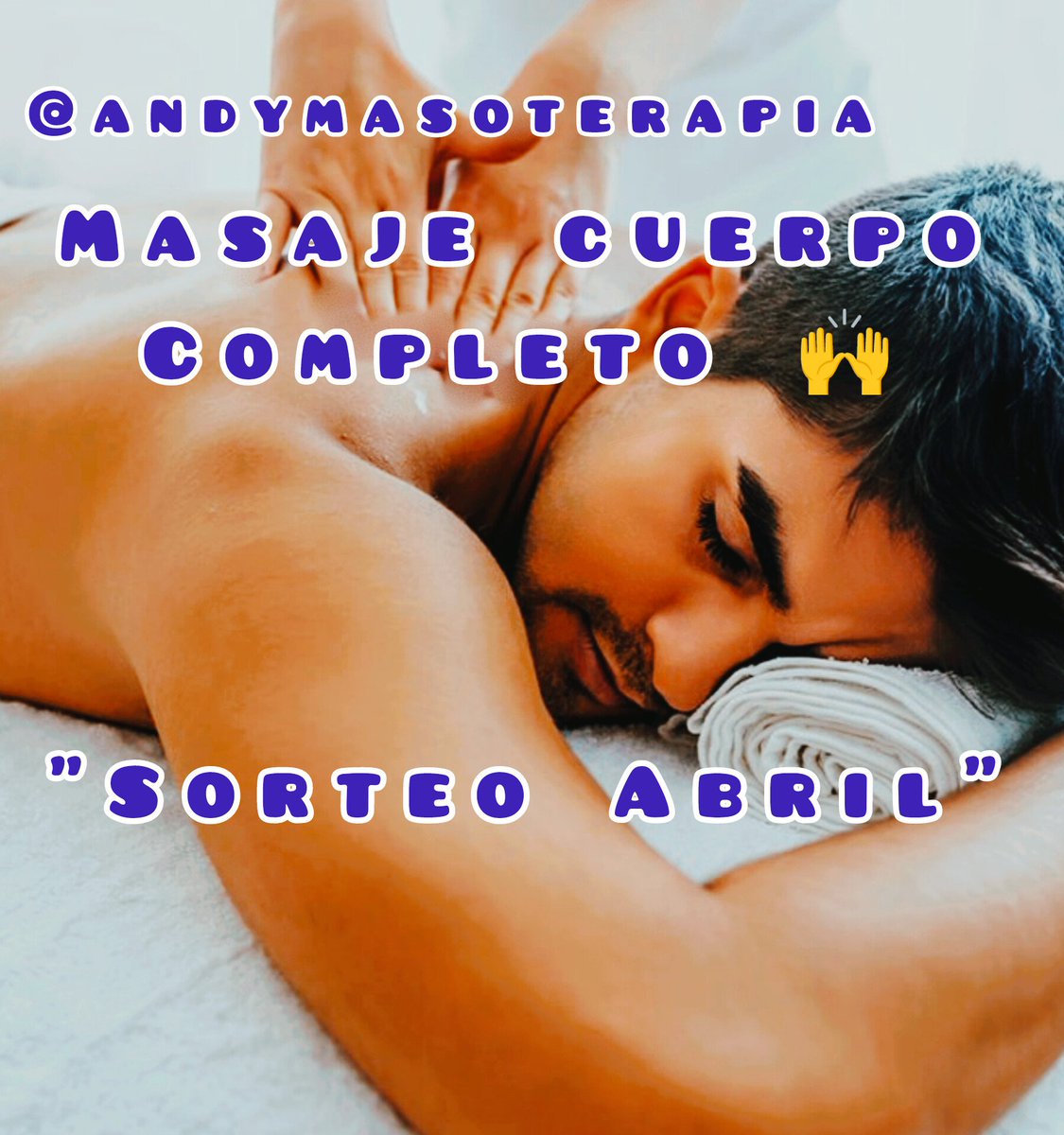 Sorteo de abril!!!

"Masaje cuerpo completo" 

Participa de las siguientes maneras

1° Dale ❤️ 
2° RT comenta "Quiero" o por
MD manda foto diciendo "Quiero"

Sortea 10 de abril al ganador se le avisa por MD.(Tenerlo habilitado)

@CruisingCba1 <a href="/TeterasCba/">Teteras Córdoba 💦</a>
