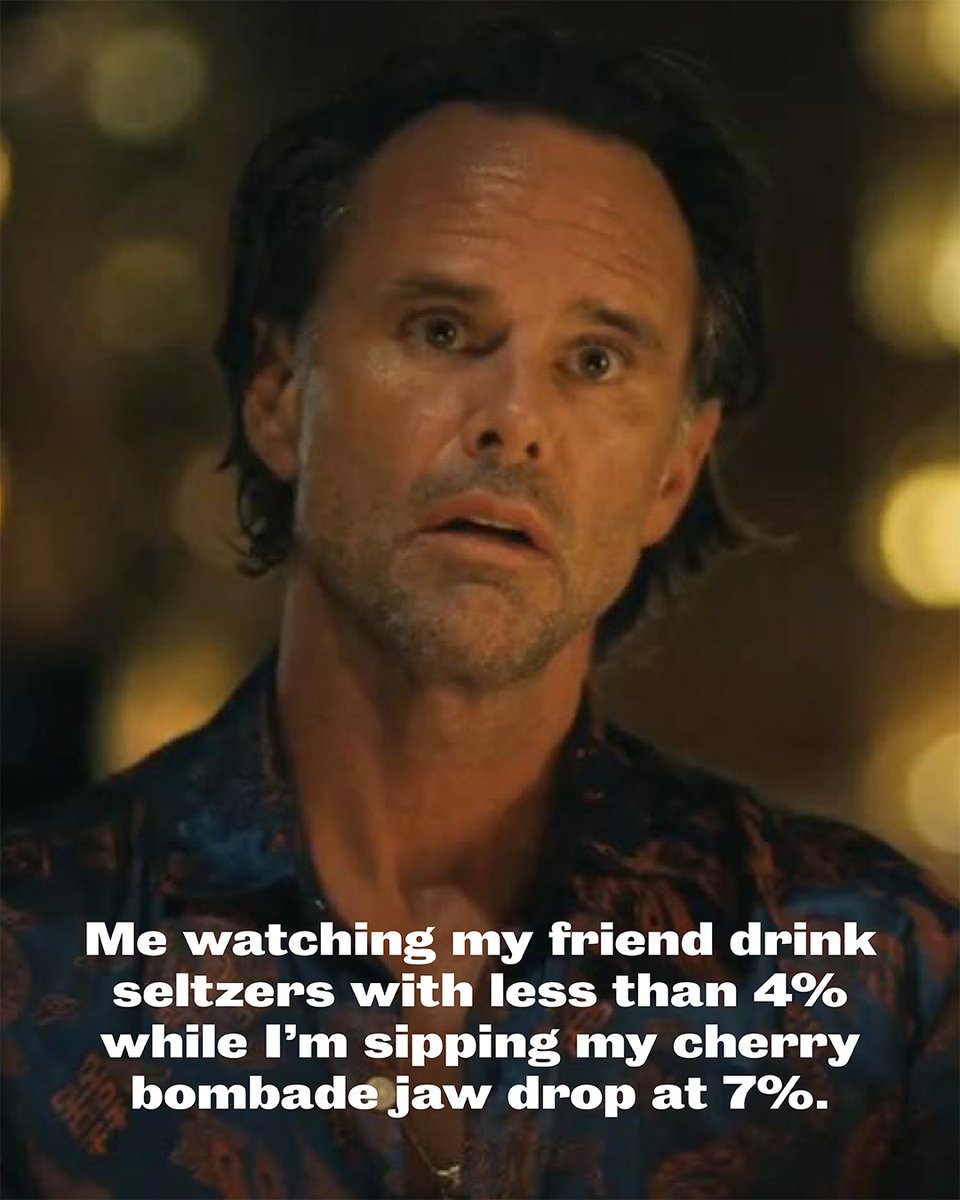 Our face whenever someone hands me a drink that isn't Jaw Drop.