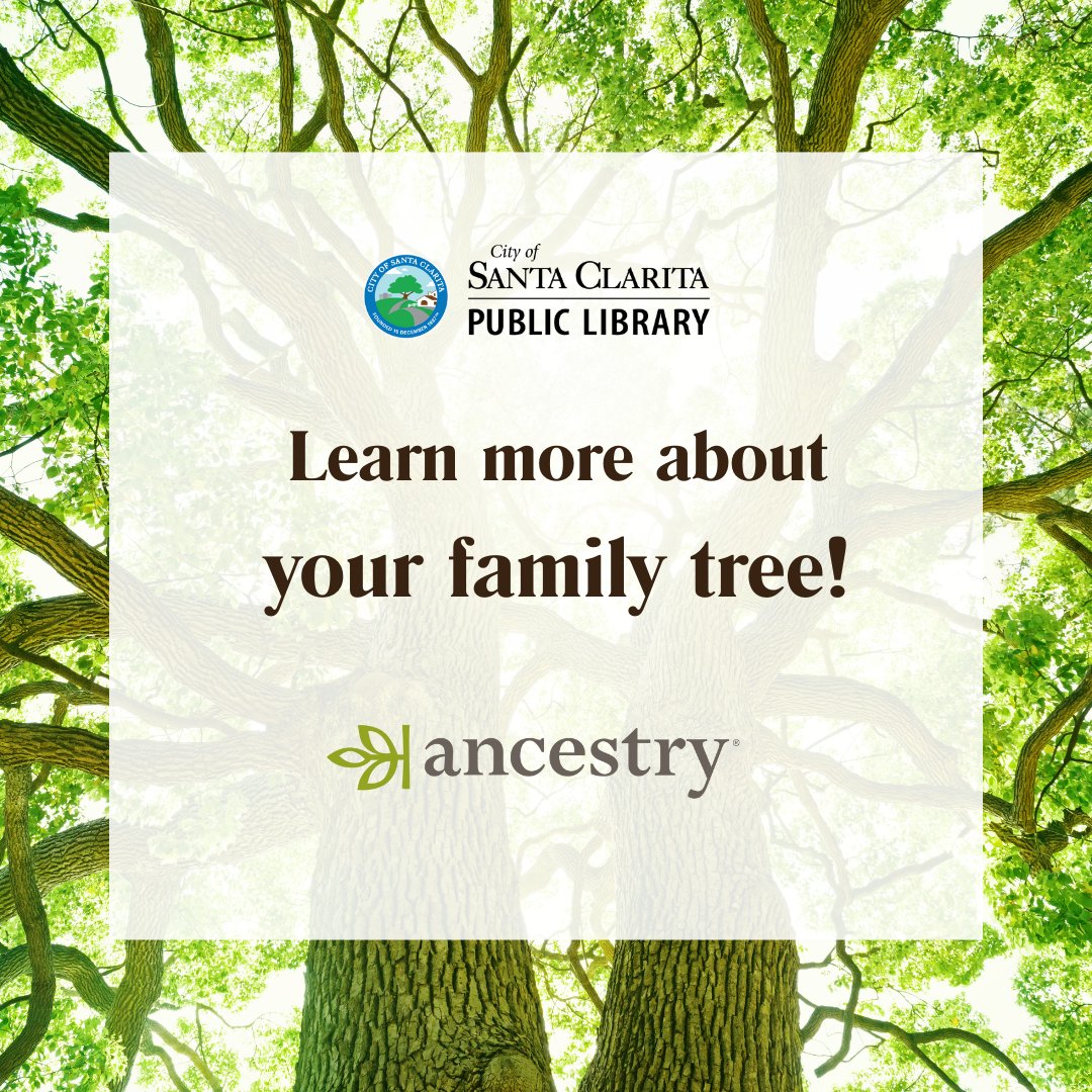 scvpubliclib's tweet photo. Did you know you can use your library card to access information about your family tree? Ancestry Library Edition is the largest genealogy company in the world, offering billions of records in census data, vital records, directories, photos, and more. https://t.co/F9l3I7b2lp