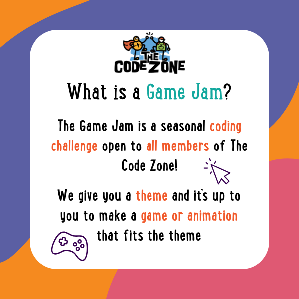 the_code_zone's tweet photo. Our next Game Jam is starting on the 7th April, but if you're new here then swipe to find out all the information you need to get started!⁠
⁠
Find out more: https://t.co/C3WM7nRDml
⁠
#GameJam #CodingKids #KidsWhoCode #LearnToCode #STEMEducation #CodingForKids #EasterGameJam https://t.co/6N9jgeYcI4