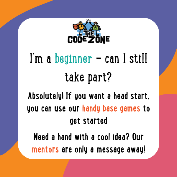 Our next Game Jam is starting on the 7th April, but if you're new here then swipe to find out all the information you need to get started!⁠
⁠
Find out more: thecodezone.co.uk/game-jam
⁠
#GameJam #CodingKids #KidsWhoCode #LearnToCode #STEMEducation #CodingForKids #EasterGameJam