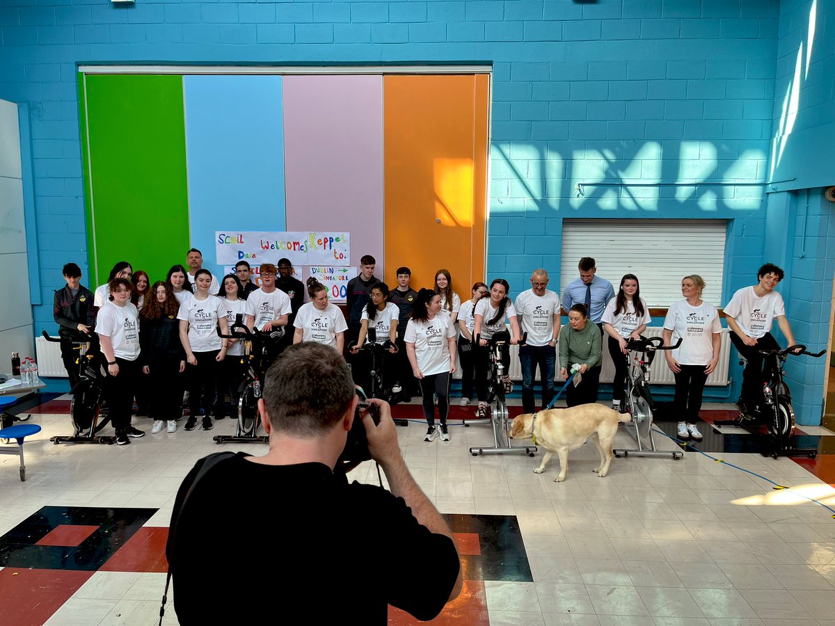 scoildara's tweet photo. Delighted to share that our amazing TY students and teachers completed their cycle to Singapore an hour ahead of schedule—over 2,000 km in under 11 hours! An incredible achievement!
Support this great cause by donating here: https://t.co/tKRYzlme31
@CeistTrust https://t.co/MvFizjvaMW