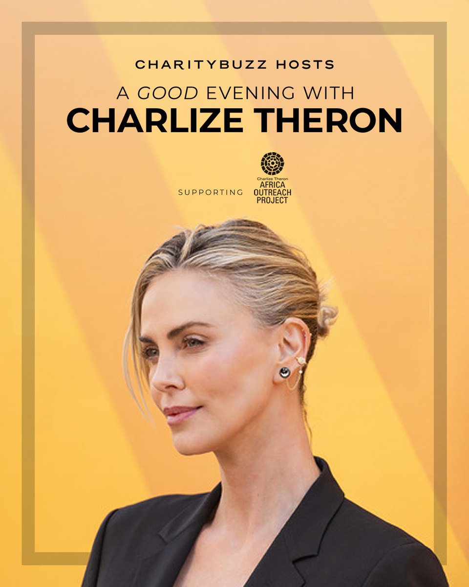 Charitybuzz (@charitybuzz) on Twitter photo We’re pleased to extend one more exclusive opportunity to join <a href="/CharlizeAfrica/">Charlize Theron</a> for a private dinner party in Los Angeles on Friday, May 16th.
The auction is live now through Thursday, April 17th. Place your bids now at Charitybuzz.com/Charlize. We’re pleased to extend one more exclusive opportunity to join <a href="/CharlizeAfrica/">Charlize Theron</a> for a private dinner party in Los Angeles on Friday, May 16th.
The auction is live now through Thursday, April 17th. Place your bids now at Charitybuzz.com/Charlize.