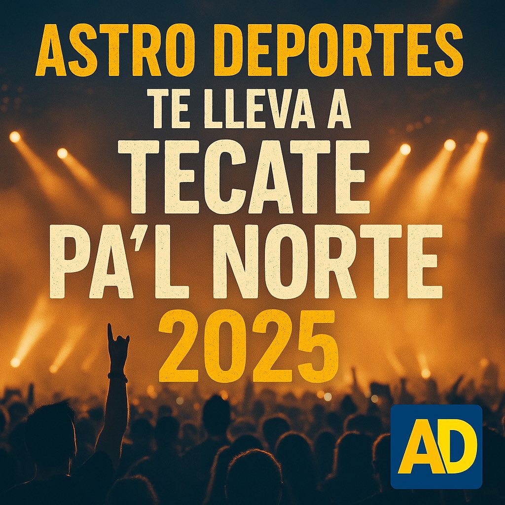 AstroDeportesMX's tweet photo. DINÁMICA PA’L NORTE 🚨🦁🤠

Giveaway boleto Pa’l Norte el día domingo 6 de abril para la comunidad de Astro Deportes.

Pasos:

-Seguirnos en X.
-Dar 💗 y 🔁 a esta publicación.
-Comenta #TecatePalNorte y dinos qué artista te gustaría ver.

El ganador/a se anunciará el día sábado. https://t.co/362F9ThRnl