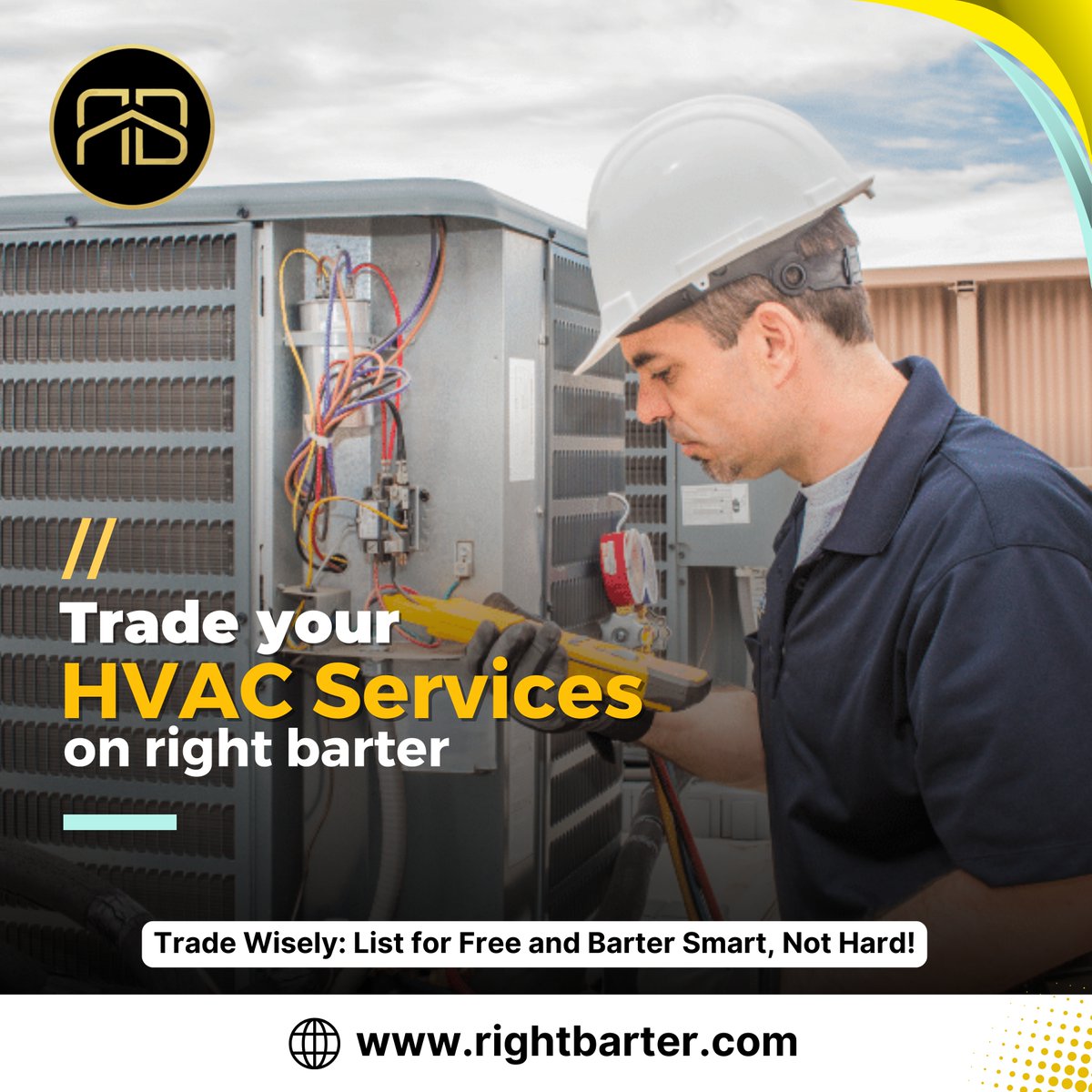 rightbarter's tweet photo. 💨 Keep your home comfortable! Trade your HVAC services on Right Barter and get the services you need in return. 🔁💡 List for free & barter smart at https://t.co/qDYhxqYbdE! 

#RightBarter #HVAC #BarterSmart #SmartTrading #SkillExchange #BarterBetter #SkillSwap #BarterBetter #rightbartersuccess #barterexchange #SkillBarter #TradeSkills #BarterServices #BarterMarketplace #SkillTrading #SwapServices #ProductBarter #LandForServices #VehicleBarter #ServiceExchange #BarterDeals #BarterNetwork #CommunityBarter #SkillSwap #TradeResources #BarterPlatform #LocalBarter #BarterEconomy #PeerToPeerBarter #bartertransactions #RightBarter #SkillExchange #tradesmarter