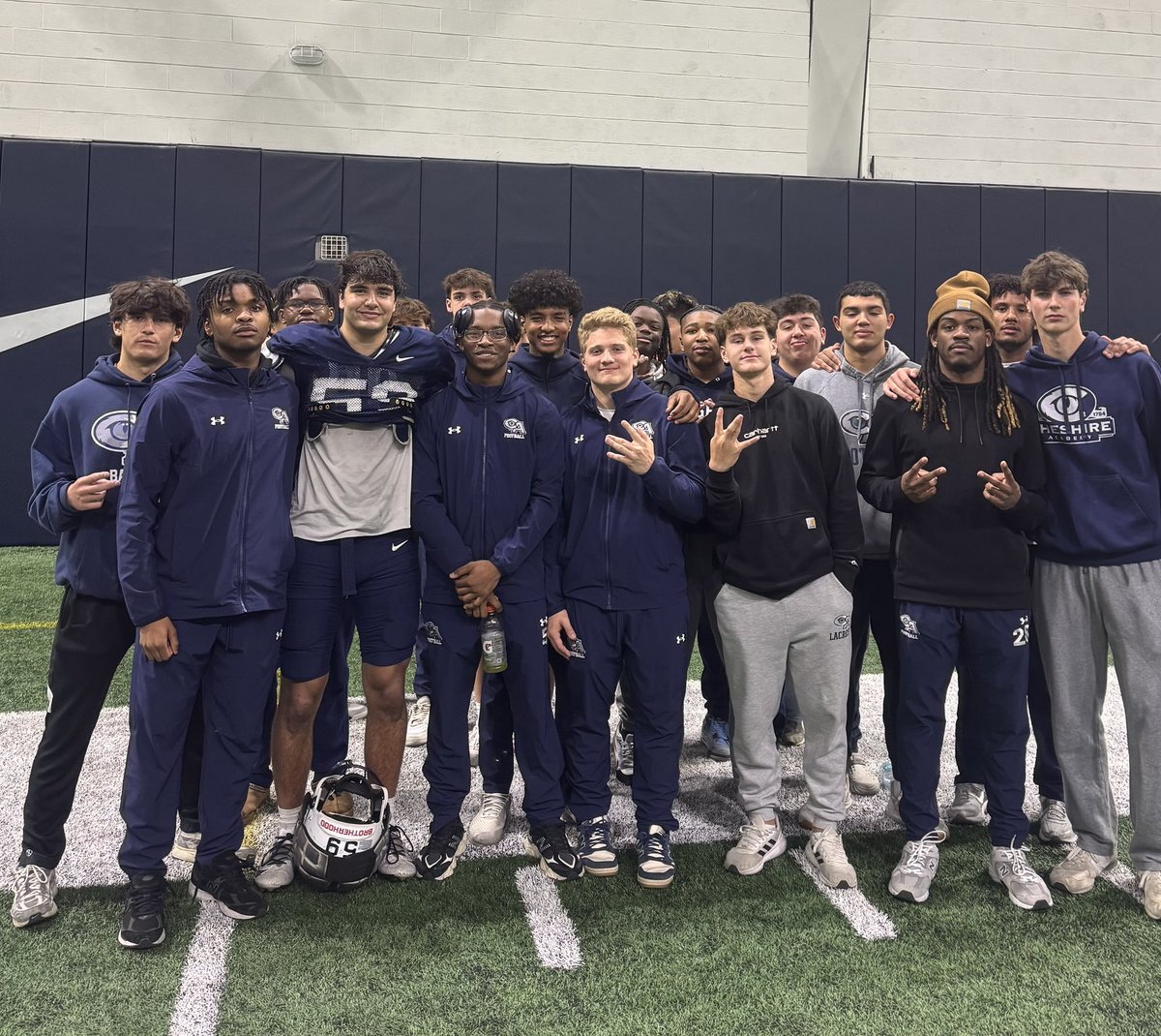 Field trip! <a href="/Coach_Mella/">Bill Mella</a> <a href="/markecke/">Mark Ecke</a> took the boys to <a href="/UConnFootball/">UConn Football</a> spring practice this am. Got to see our guy <a href="/eddie_dresch/">Eddie Dresch</a> another CA Alumni working hard at the next level! Add an offer for QB1 <a href="/KeeganCroucher/">Keegan Croucher</a> and that’s a pretty good day🙌🏻 <a href="/CAcatsAthletics/">Cheshire Academy Athletics</a> <a href="/CoachDShearer/">Doug Shearer</a>