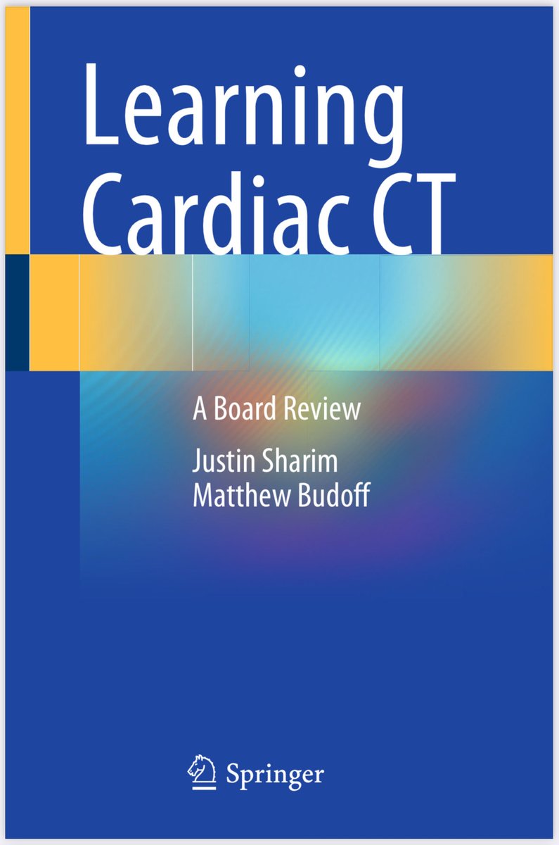 This book serves as the first didactic board review book for the Cardiac CT Boards. Dedicated to both board review and a practical approach to cardiac CT interpretation.

Cardiac CT — a rapidly growing imaging modality in managing cardiac disease.

📚 a.co/d/8tXH0CQ