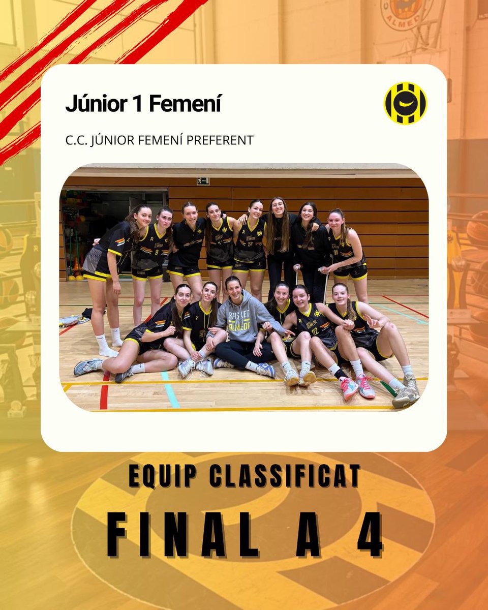El Júnior 1 femení és equip de FINAL A 4!⭐️

👉🏻 Les nostres noies s’han guanyat la plaça per estar entre les millors de Catalunya!
Quin orgull veure com el treball, l’esforç i la passió ens porten fins al més alt!🔝💛

🚀 Ara toca continuar somiant!