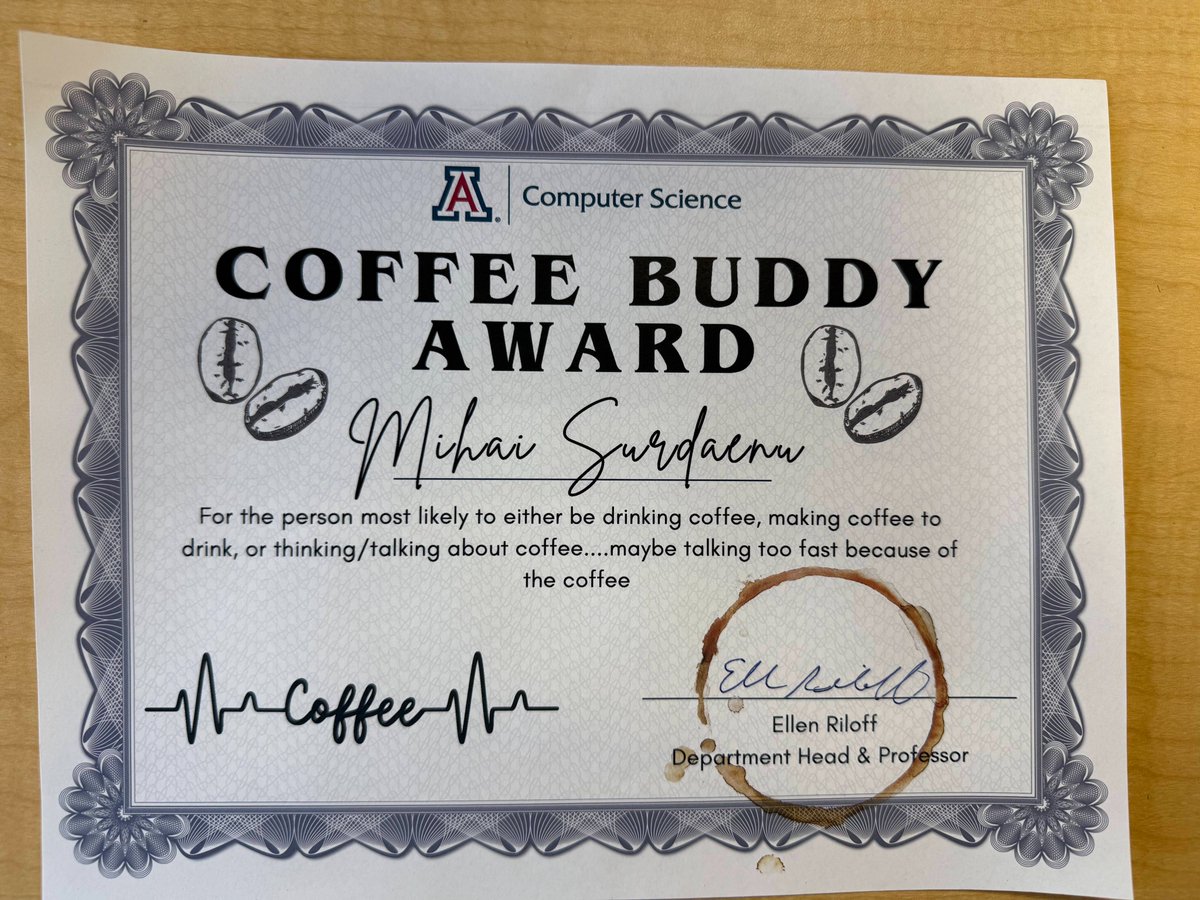 I am truly humbled to receive this award. It represents everything I stand for. I consider it the apex of my career.