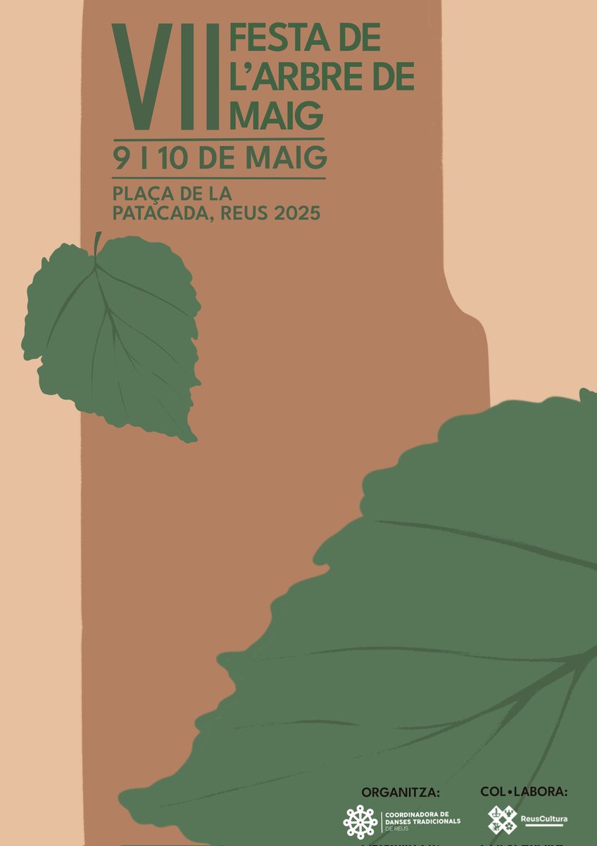 VII Festa de l'Arbre de Maig || 🌳🌺 Ja ho tenim aquí, guardeu-vos el cap de setmana del 9 i 10 de maig!

Més endavant tota la programació, us esperem! Enguany amb novetats! 🤭💃

#ArbreMaig25 
#dansestradicionalsreus
#ReusCultura