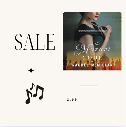 Mozart Code- my post-war marriage of convenience story set in hauntingly beautiful Vienna and Prague is a Kindle Monthly Deal