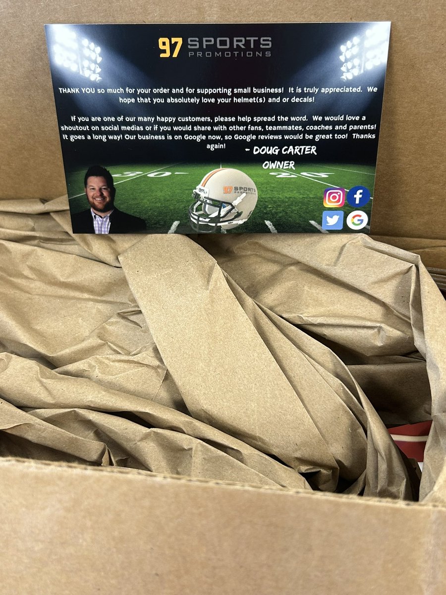 Boys' Latin Football (@boyslatinfb) on Twitter photo New Year. New Helmets. Same great vendor 🤝
Big thanks to <a href="/97_sports/">97 Sports- Helmets/Decals 🏈</a> for supplying the best priced and highest quality decals in the game! Hit them up for any needs this Spring
Helmet Reveal Soon 👀|| #EQV 🪓 New Year. New Helmets. Same great vendor 🤝
Big thanks to <a href="/97_sports/">97 Sports- Helmets/Decals 🏈</a> for supplying the best priced and highest quality decals in the game! Hit them up for any needs this Spring
Helmet Reveal Soon 👀|| #EQV 🪓