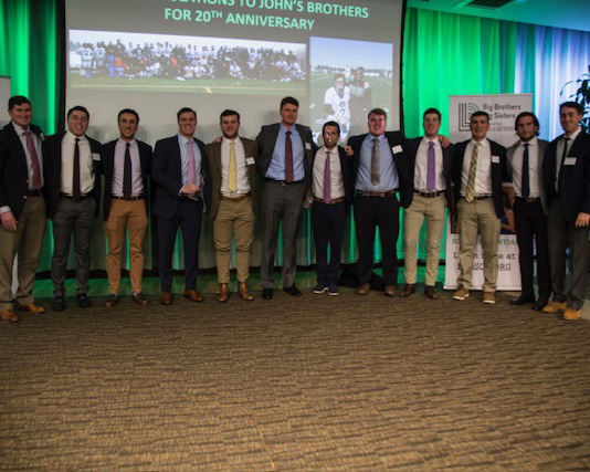 HCrossMLAX's tweet image. Celebrating 2️⃣5️⃣ years of John&apos;s Brothers and our work with @BBBSA this weekend!

Read more about the cause: tinyurl.com/3a52446k

#GoCrossGo