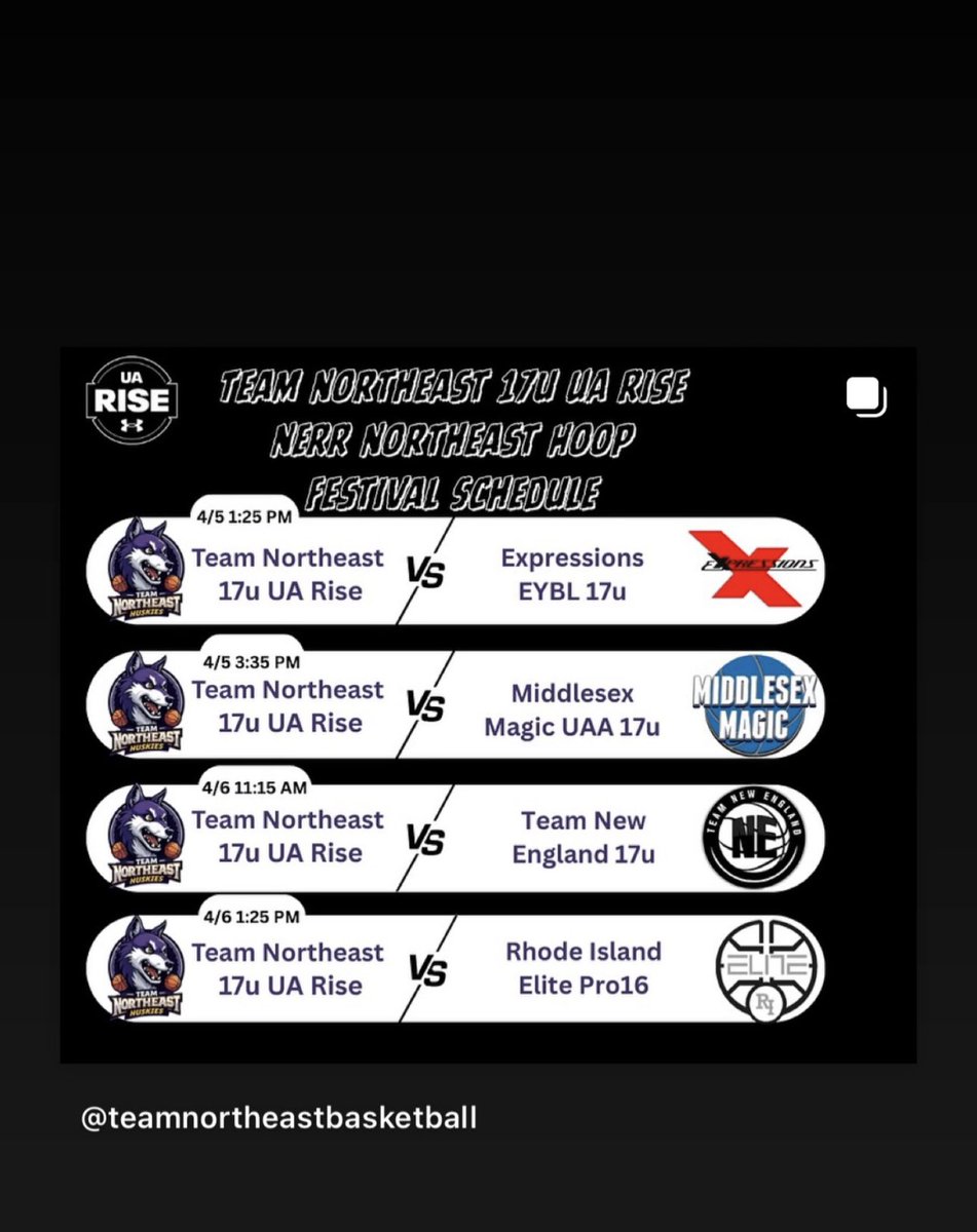 Let’s GO!
#10 Team Northeast
Ready to dominate!