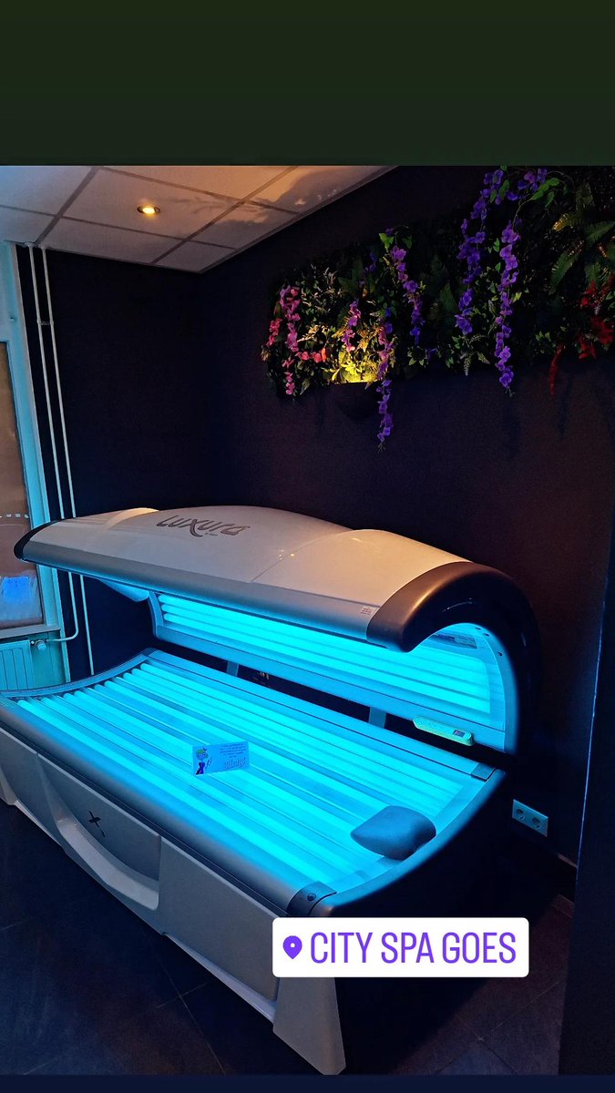 Nieuw bij City Spa Goes.
#zonnebank #cityspagoes #zeeland #welnnessen #ontspanningsbeleving 
#ontspannen #goes