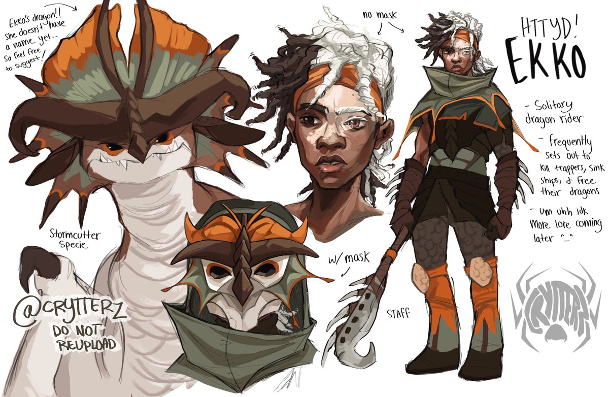 HTTYD au anybody??? 🤗🤗 he would sooo have a stormcutter
#arcane #httydfanart