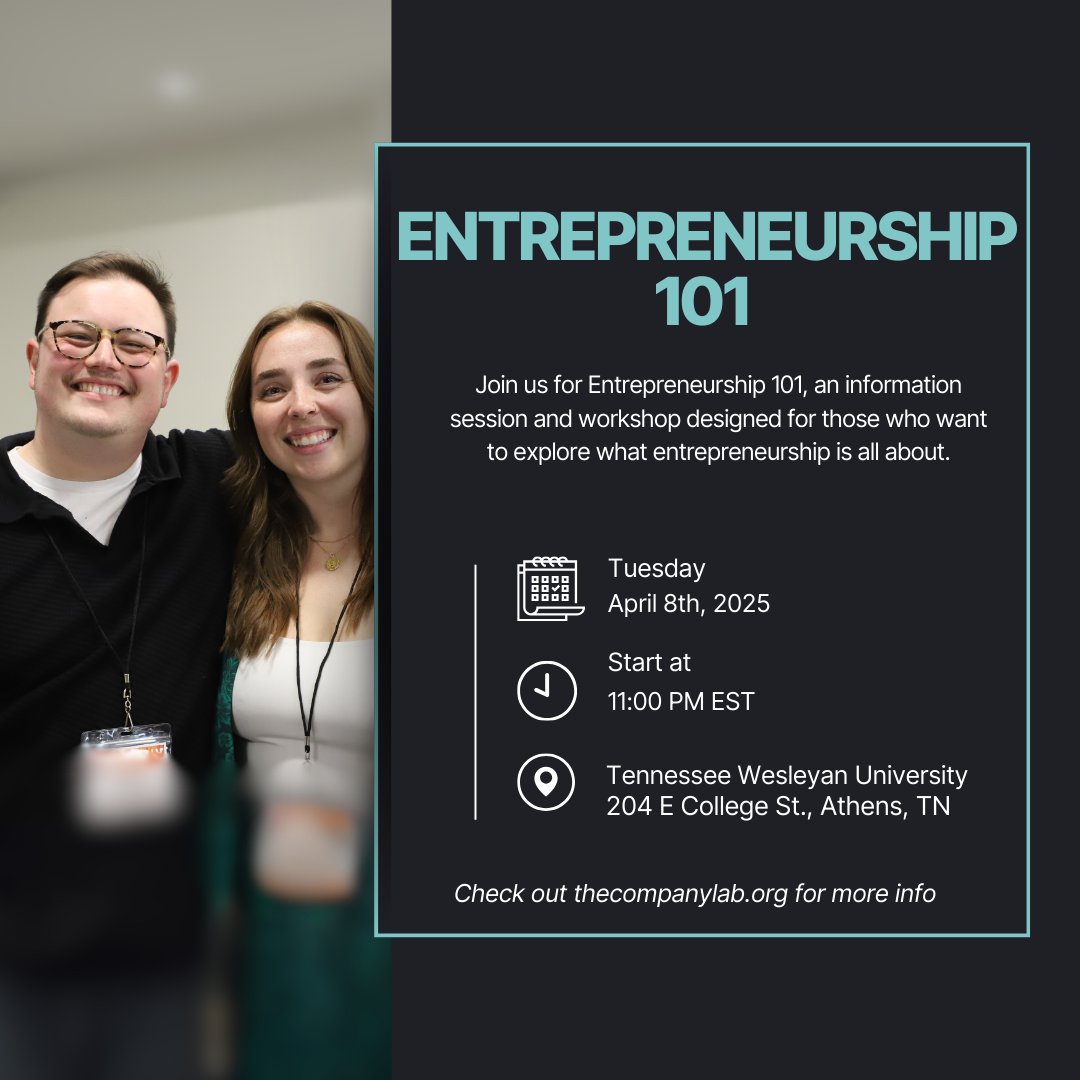 Want to enhance your skillsets and meet some great people along the way?

Don’t wait—RSVP now! #LinkInBio

#TheCompanyLab #TNInnovates #COLAB #InnovationLivesHere #SupportLocalStartups #Entrepreneurship #Networking #Innovation