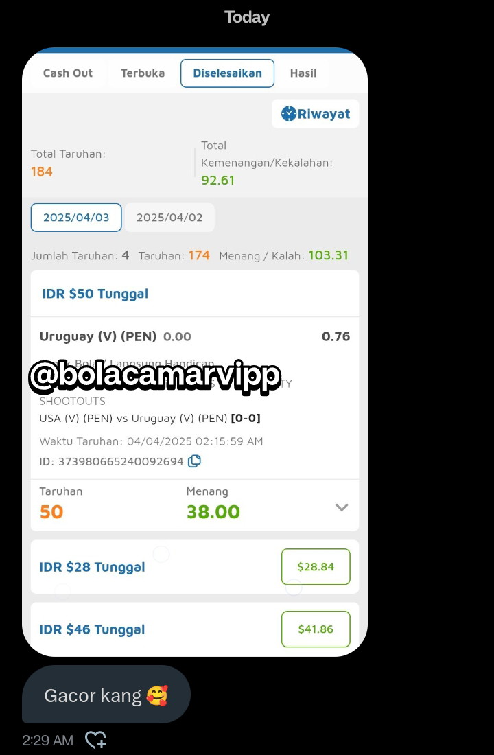 Bolacamarvipp's tweet image. Tambahin stakenya bang 🤸🏻‍♀️

#zonauang #zonajajan #mixparlay #penalty #betwin #polagacor #tipster #jumatberkah