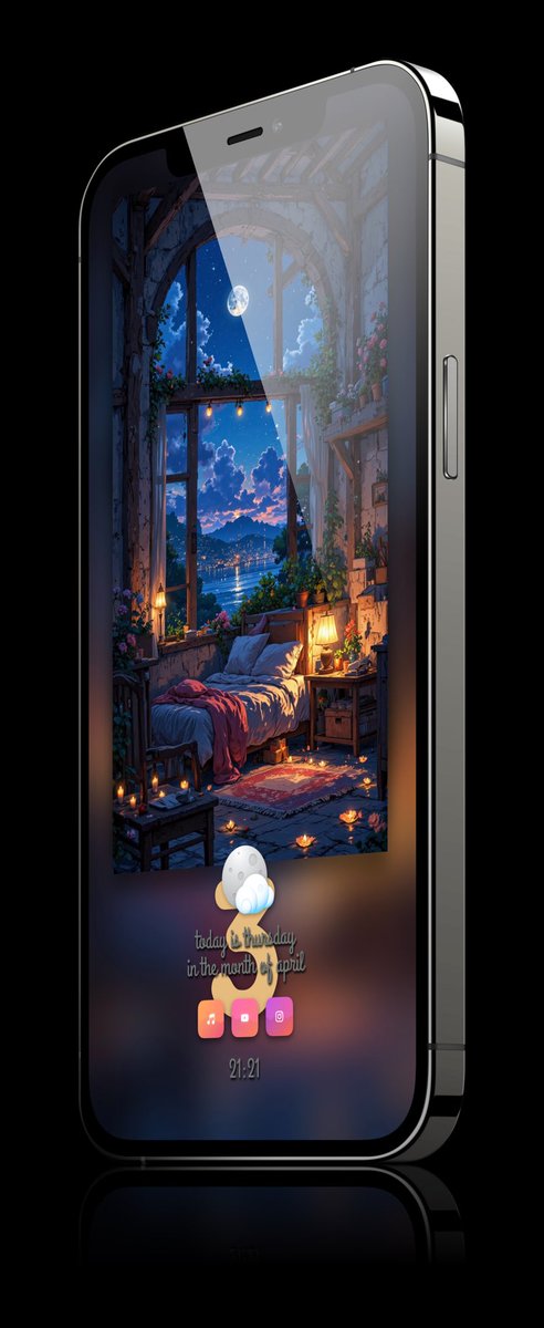 EliseMihael's tweet image. In a peaceful evening… 🕯️😘😴
Icons: SethStefan 
Mock-up: @screenshot_pro 
Wallpapers and widgets: me
#jailbreak #iOS16 #Dopamine #AIart