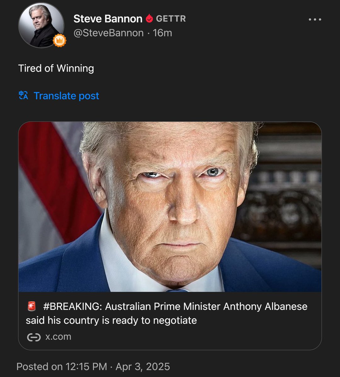 Tired of Winning  

x.com/ThePatriotOasi…