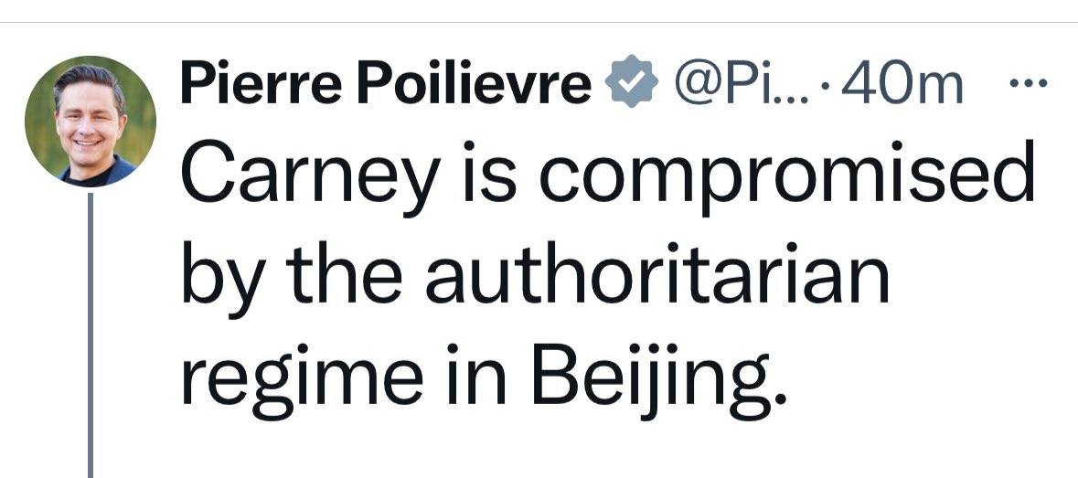 O'Leary 🇨🇦 (@talk2oleary) on Twitter photo PM Mark Carney isn’t “compromised” - we know this because he’s received national security clearance.
Pierre Poilievre refuses to undergo the same process. Why might that be? 🤔
<a href="/MarkJCarney/">Mark Carney</a> <a href="/PierrePoilievre/">Pierre Poilievre</a> PM Mark Carney isn’t “compromised” - we know this because he’s received national security clearance.
Pierre Poilievre refuses to undergo the same process. Why might that be? 🤔
<a href="/MarkJCarney/">Mark Carney</a> <a href="/PierrePoilievre/">Pierre Poilievre</a>