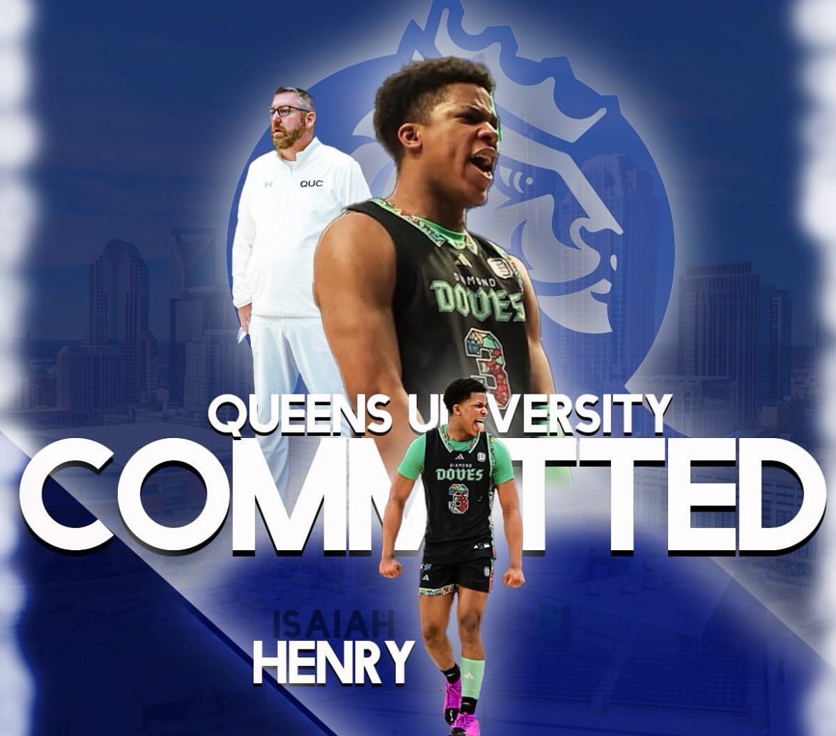 Sam Lance (@slancehoops) on Twitter photo Three-star small forward Isaiah Henry has committed to <a href="/queensMBB/">Queens (N.C.) Menโs Basketball</a>, he announced via Instagram.
Henry does all the little things. Heโs physical, rebounds and plays great defense. Quality pickup for Queens. Three-star small forward Isaiah Henry has committed to <a href="/queensMBB/">Queens (N.C.) Menโs Basketball</a>, he announced via Instagram.
Henry does all the little things. Heโs physical, rebounds and plays great defense. Quality pickup for Queens.