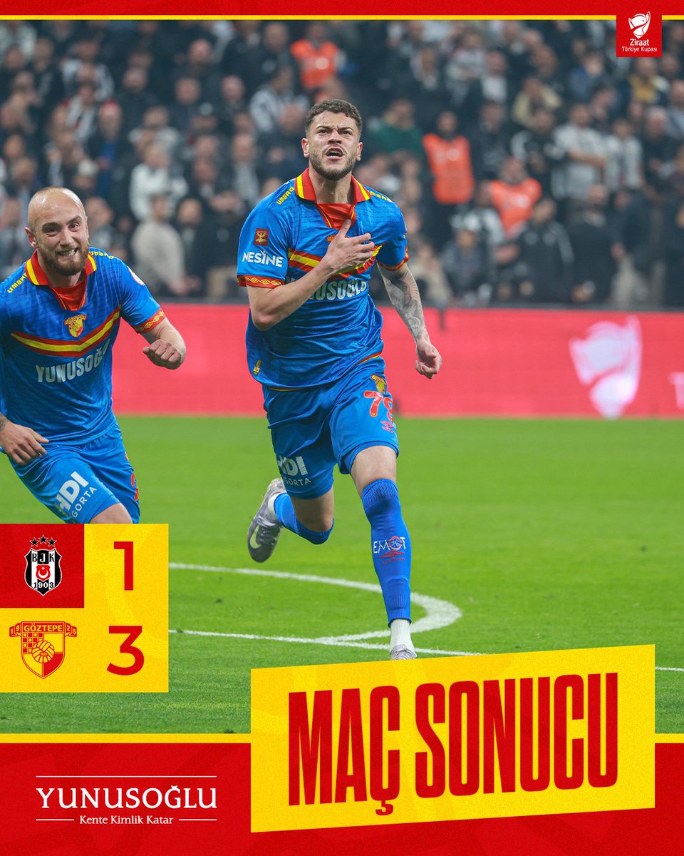 10 kişi kalan Galatasaray'ı yendik diye g.tünüz tavana vuruyordu, siz 10 kişi kalınca Göztepe içinizden geçti #BJKvGÖZ 
Beşiktaş - Göztepe